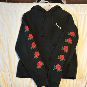 Obey Women’s Black Rose Graphic Hoodie